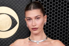 Hailey Bieber Debuts Rhode in Australia in Shirt Held by a Button