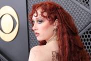 Chappell Roan Poses in Completely Sheer Look at the Grammys