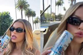 Brooks Nader Goes for a Bentley Ride in Tank Top Amid Ben Affleck Talks