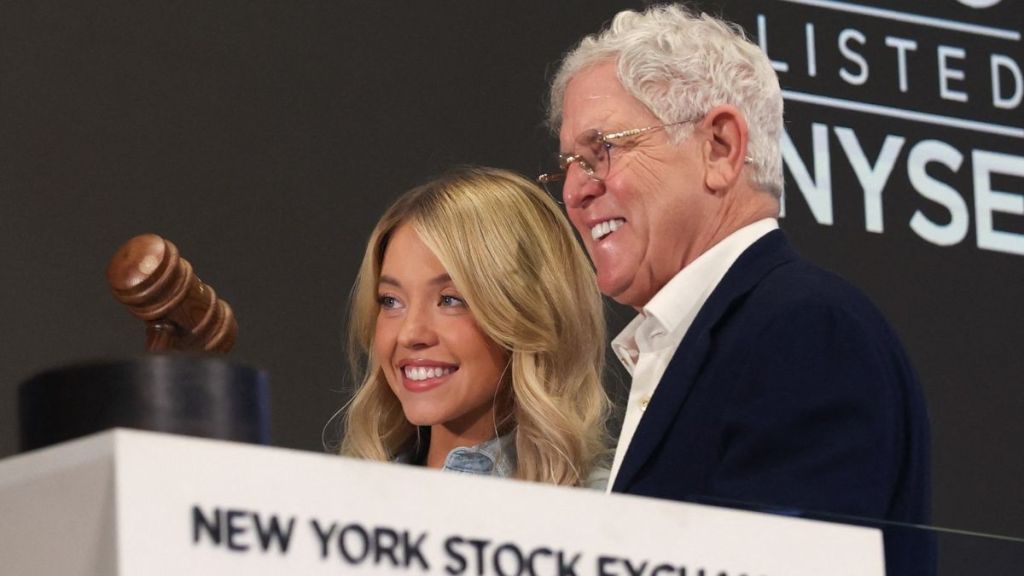 Sydney Sweeney Joins American Eagle CEO to Open the Stock Market