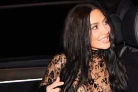 Kim Kardashian Steps Out in a Completely Sheer Look Amid Dating Rumors