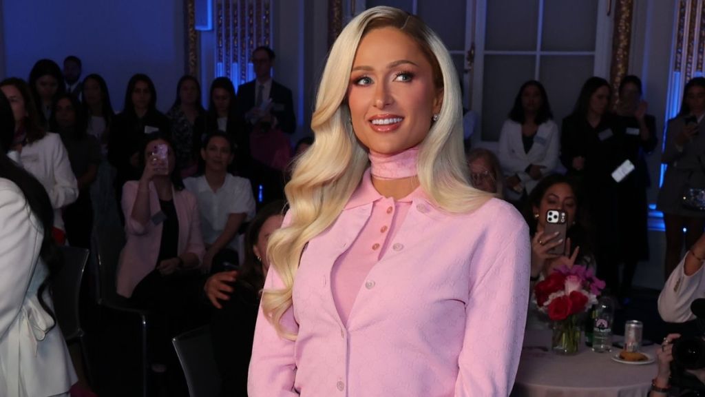 Paris Hilton Highlights Cut-Out Style in Mini Dress in Latest Photos