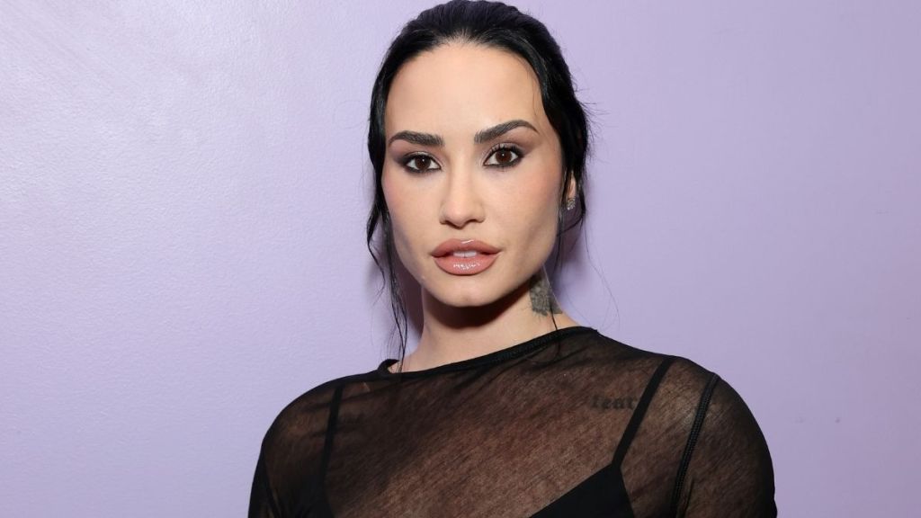 Demi Lovato’s Fully See-Through Top Sets Her Cookbook Event Ablaze
