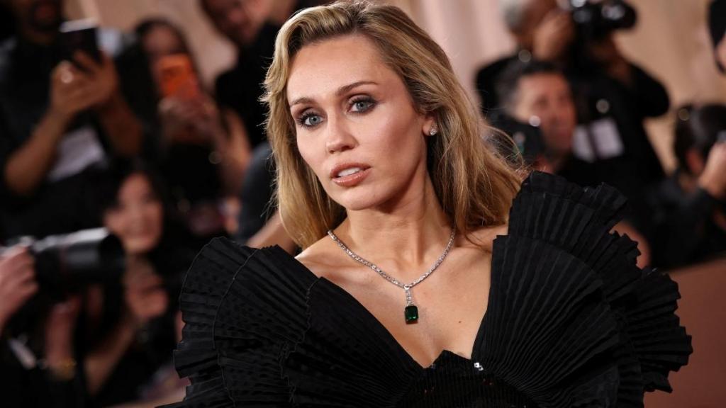 Miley Cyrus Drops Jaws in See-Through Top Made of Jewels for Variety