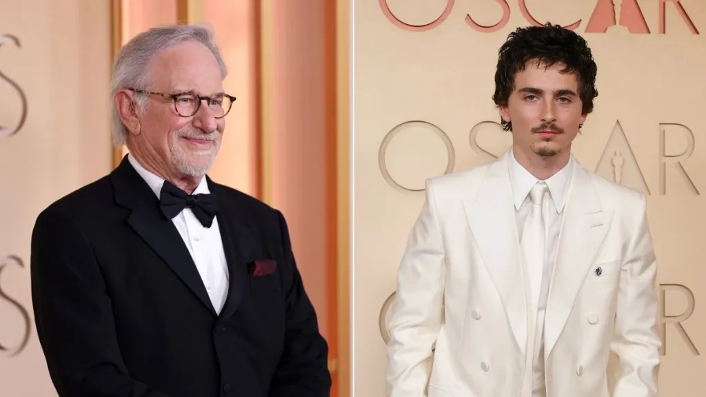 Steve Spielberg Appears to Dodge Timothee Chalamet at Oscars Amid Diss