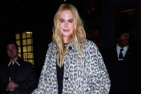 Nicole Kidman Poses in Fully Sheer Tights & Just a Shirt in Variety Photo