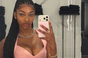 Angel Reese Steps Out in Bold Top Amid USA Debut