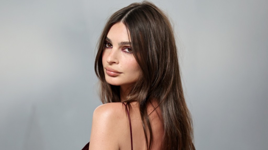 Emily Ratajkowski Makes a Jacket Her Dress in Bold Gucci Shoot