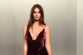 Emily Ratajkowski Wears Ridiculously Daring Backless Dress for Oscars Party