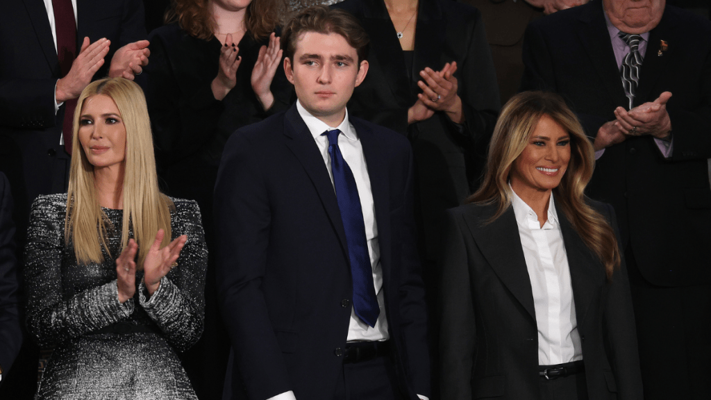 Donald Trump's Wife Melania Picked Barron Over Ivanka at SOTU — Source