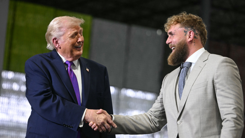 Jake Paul's Awkward Wardrobe Malfunction During Donald Trump Meet Goes Viral