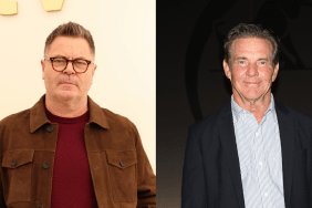 Nick Offerman Calls Dennis Quaid 'Crazy Donald Trump Guy'