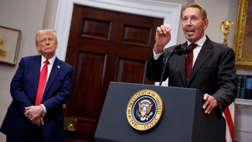 Oracle's Larry Ellison's Yacht Labeled As 'The Trump Propagandist' By Activist