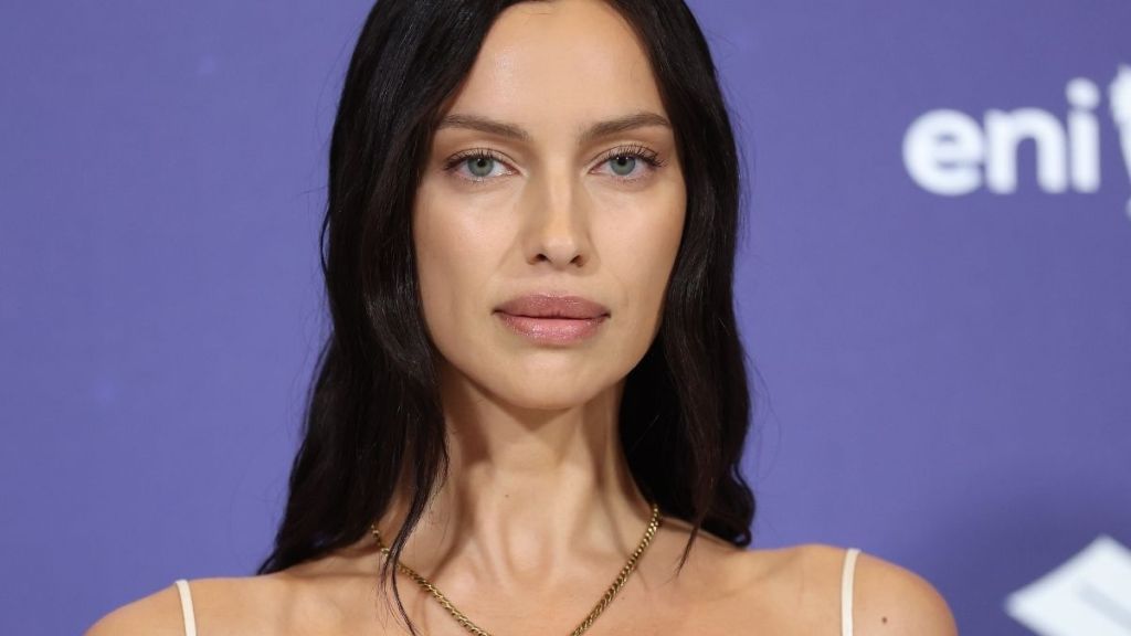 Irina Shayk Sizzles in Sheer White Lace at Sanremo 2026