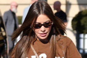 Sofia Vergara Goes All-Out in Strapless Sheer Look for Paris Outing