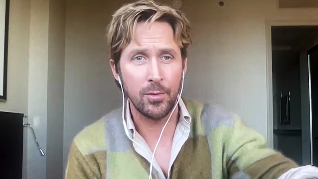 Ryan Gosling Jokes About Being a ‘Liability’ on Travis Kelce’s Podcast