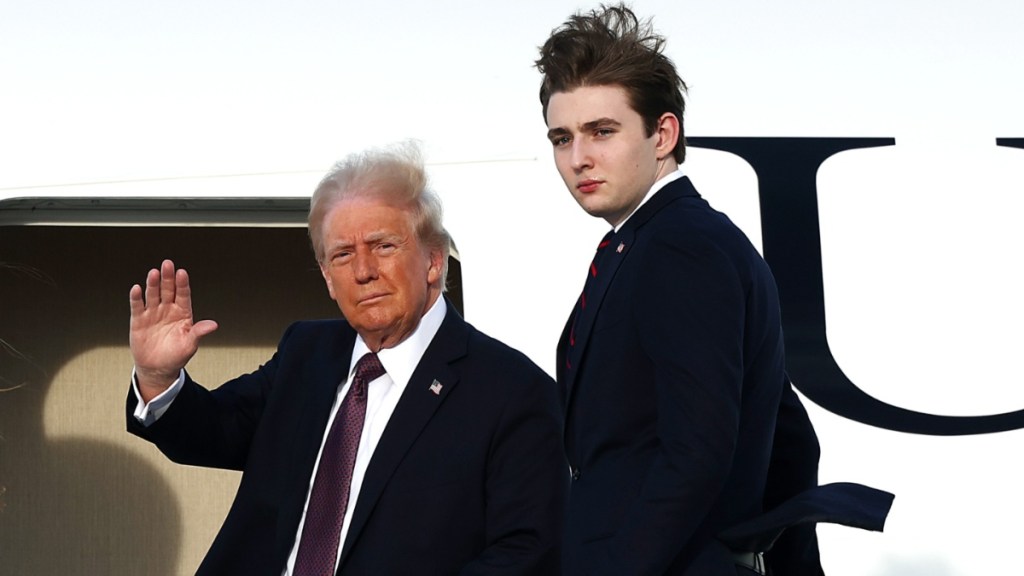 Donald Trump's Son Barron Gets Compliments from Japanese PM