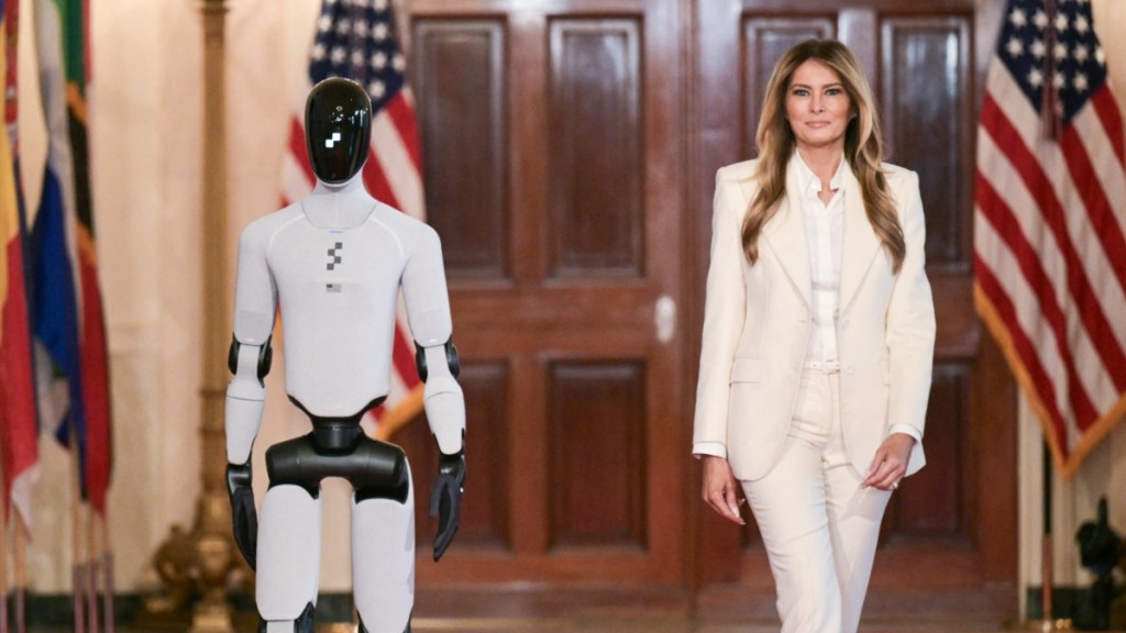 Melania Trump Brings Humanoid Robot to AI Summit
