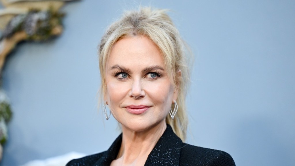 Nicole Kidman Brings a Dramatic Sheer V-Neck Gown to Variety Shoot