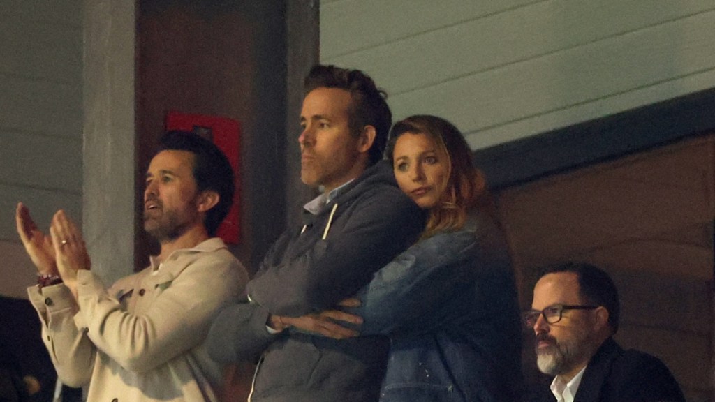 Ryan Reynolds Kisses Blake Lively at Wrexham Match Amid Legal Drama