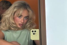 Sabrina Carpenter Turns Heads in Fringe Top Paired With Mini Shorts on Stage