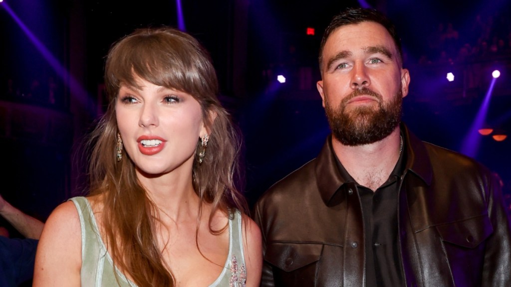 Taylor Swift Gives Shoutout to Travis Kelce at iHeartRadio Awards