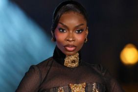 Olandria Carthen Stuns in Partly Sheer Gown With Playful Twist at Louvre