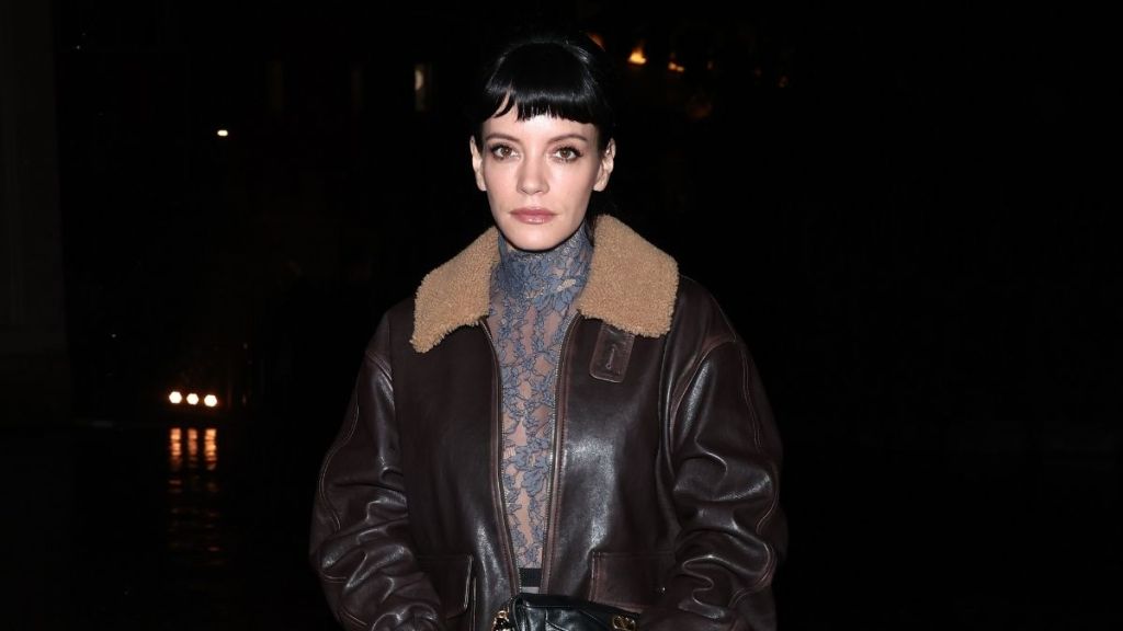 Lily Allen’s Completely Sheer Dress Needs a Double Take at Fashion Show