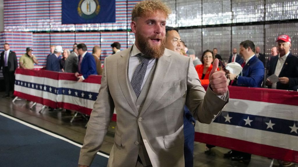 Jake Paul Puts a Wild Spin To Sweaty Pit Stains From Donald Trump Rally