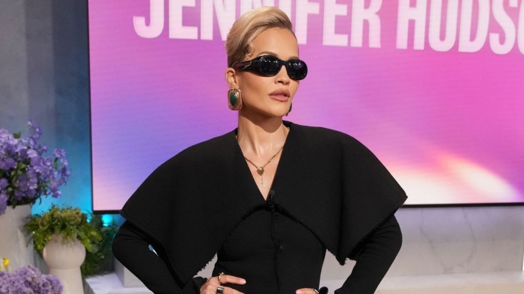 Rita Ora’s Leather Bikini Top Is Covered With Holes for Magazine Photo