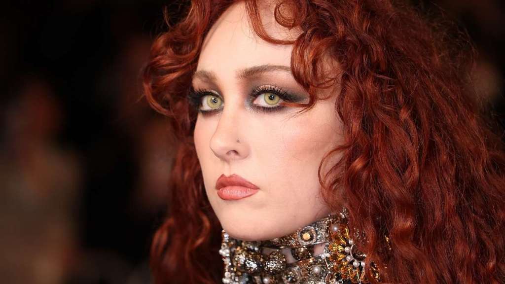 Chappell Roan Goes for Sheer Tights & Crop Top Look in Santiago Show