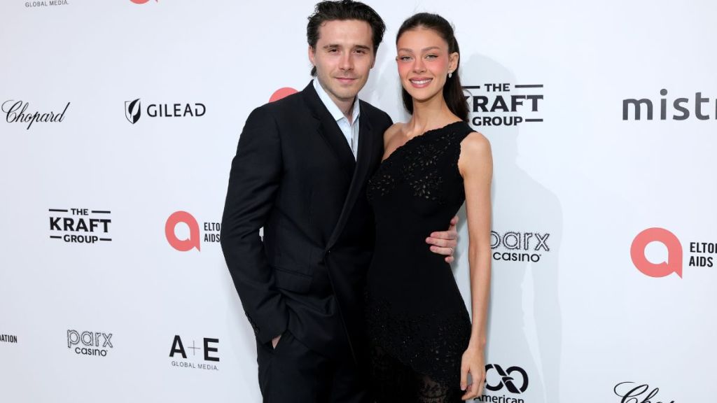 Brooklyn Beckham Cozies up With Wife on Oscars Date After Snubbing Mom