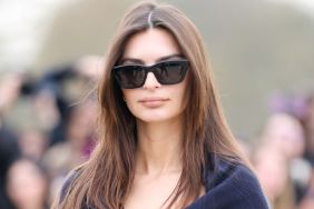 Emily Ratajkowski's Jacket Pulls Double Duty as Bold Mini for Campaign