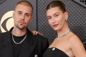Hailey Bieber Turns Up in Sheer Top Paired With Skirt for Lunch With Justin Bieber