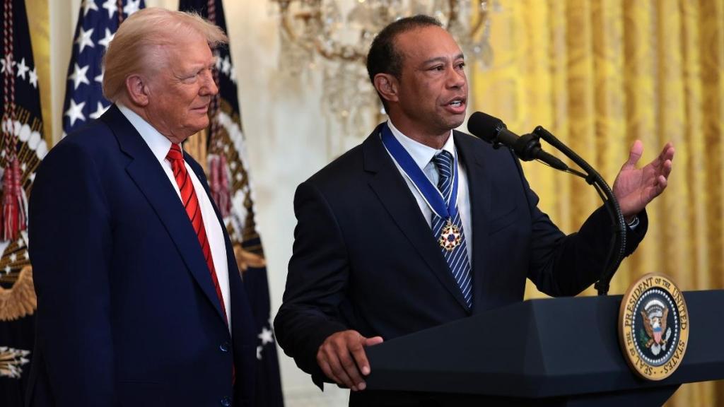 Tiger Woods Blocked From Driving Donald Trump's Grandchildren — Source