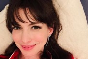 Anne Hathaway Leaves Little to the Imagination With Sheer Bralette Moment