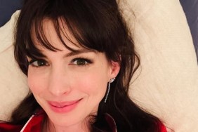 Anne Hathaway Leaves Little to the Imagination With Sheer Bralette Moment