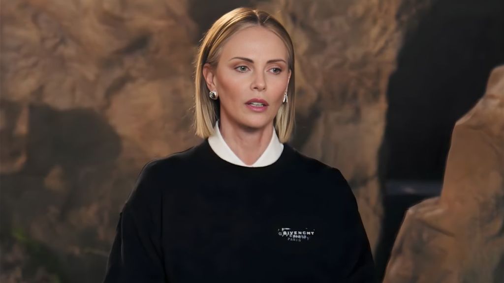 Charlize Theron Touches a Live Snake & Loses Her Mind