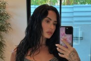 Demi Lovato Goes All Out in Backless Bodysuit With Bold Cut-Outs for Tour Set
