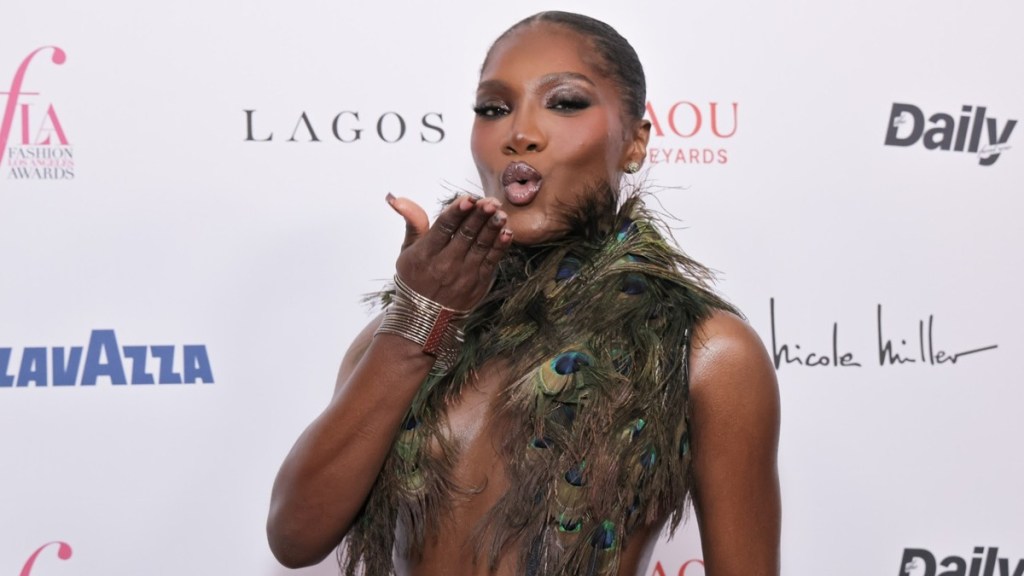 Doechii Stuns at LA Fashion Awards in Sheer Dress With Bold Cut-Outs