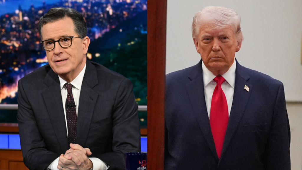 Stephen Colbert Makes Fun of Donald Trump's Easter Address