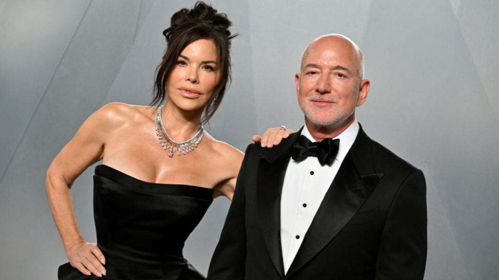 Jeff Bezos' Wife Lauren Jokes About Having a Baby With Him