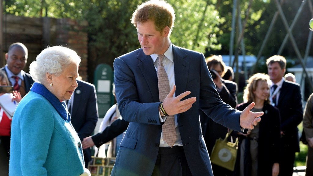queen elizabeth prince harry