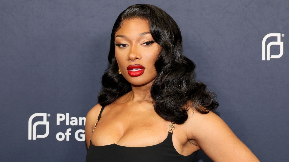 Megan Thee Stallion Meets Fans in Fully Sheer Top Amid Breakup Rumors