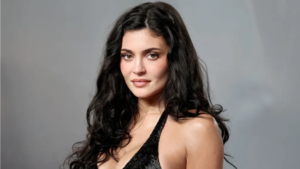 Kylie Jenner Goes Sheer in String-Made Top for Her Beauty Brand