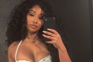 Rubi Rose Turns up the Heat in Cleavage-Baring Top & Micro Shorts Selfie