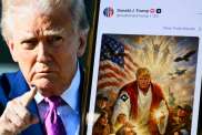 Joe Rogan Laughs at Donald Trump's Explanation on Jesus Photo