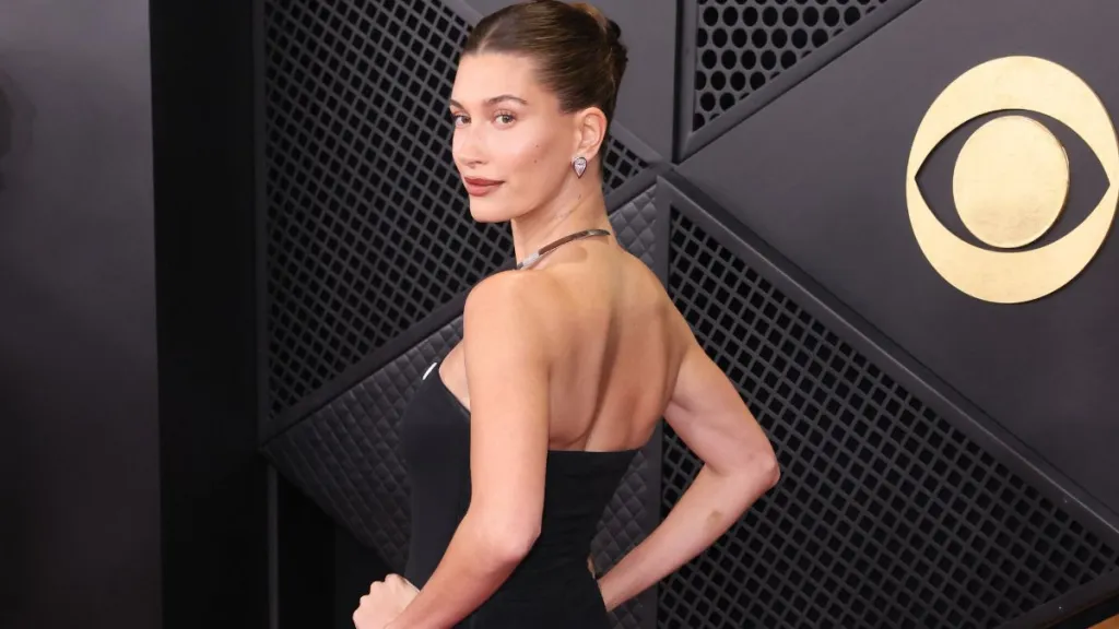 Hailey Bieber Goes Almost Bold in Micro Minidress for Interview Mag
