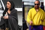 Kim Kardashian & Lewis Hamilton's Date Gets Domestic After Coachella