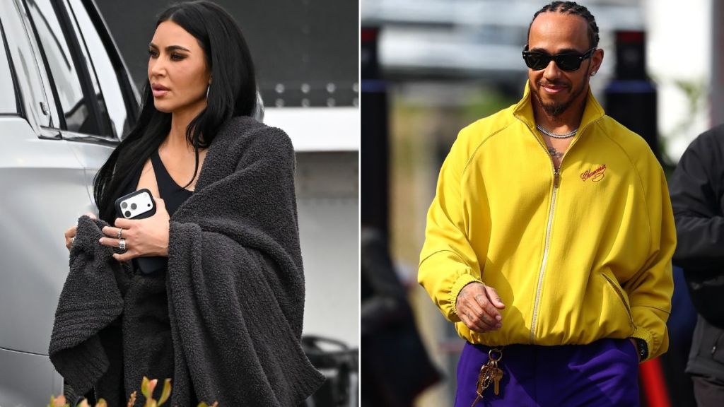 Kim Kardashian & Lewis Hamilton's Date Gets Domestic After Coachella